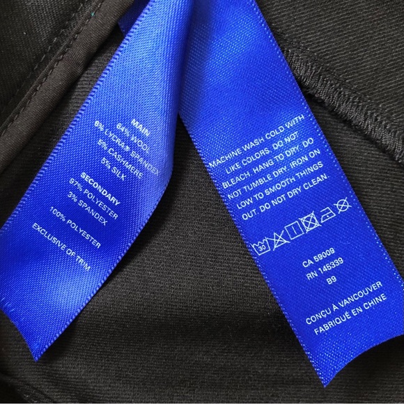 Kit And Ace Technical Wool Jogger Trousers 4 Black - Picture 11 of 14